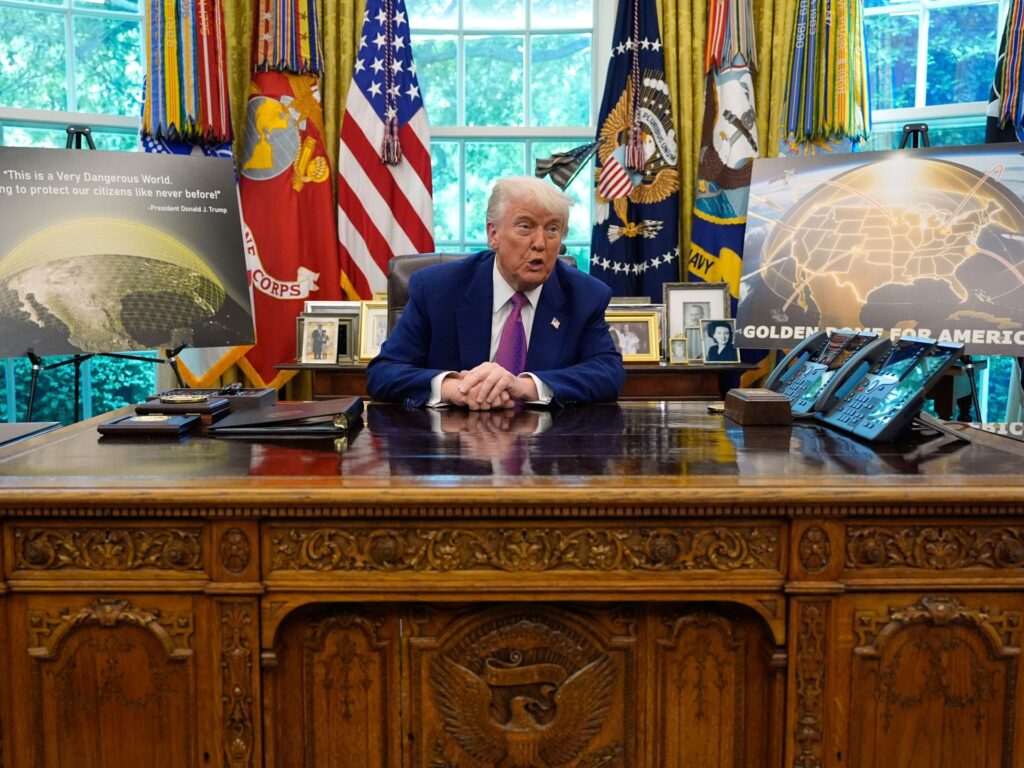 Trump says US will put weapons in area as a part of ‘Golden Dome’ plan | Military News | USAEMALL.com