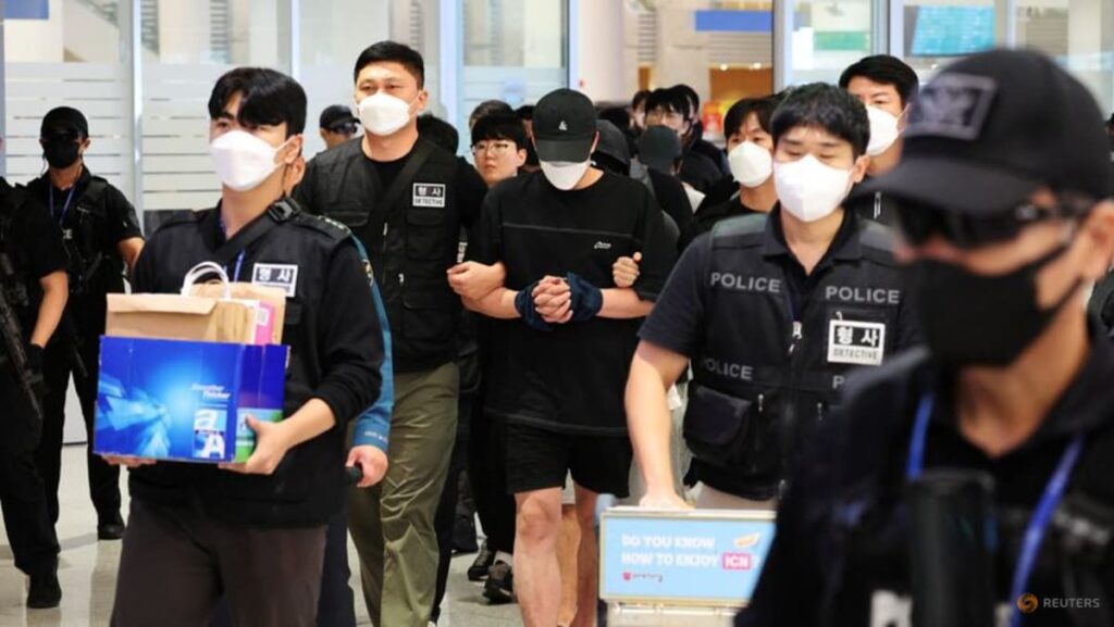 South Korea police search warrants to carry 59 rip-off centre suspects in custody | USAEMALL.com