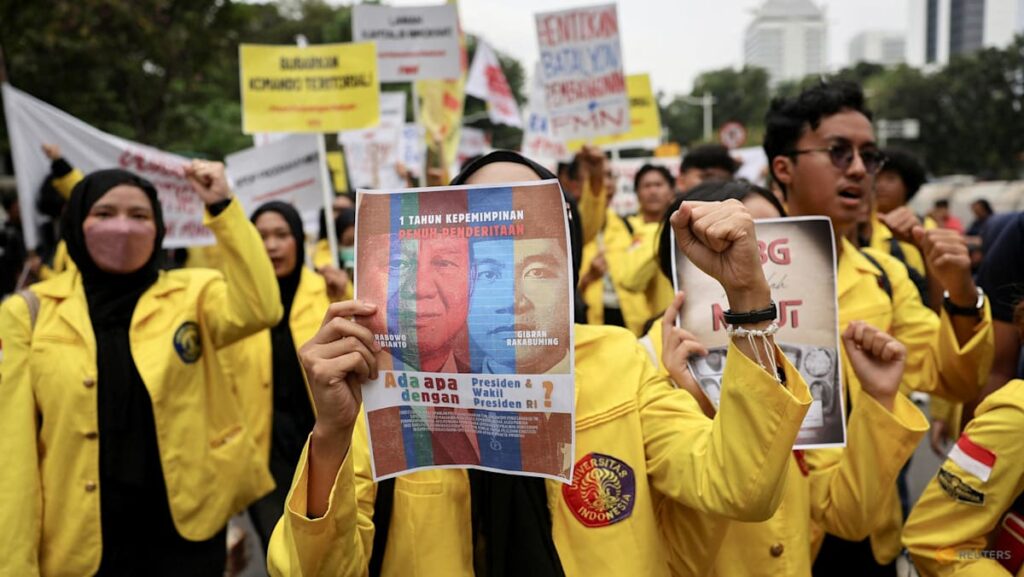 Indonesian college students stage protest as Prabowo marks a 12 months in workplace | USAEMALL.com