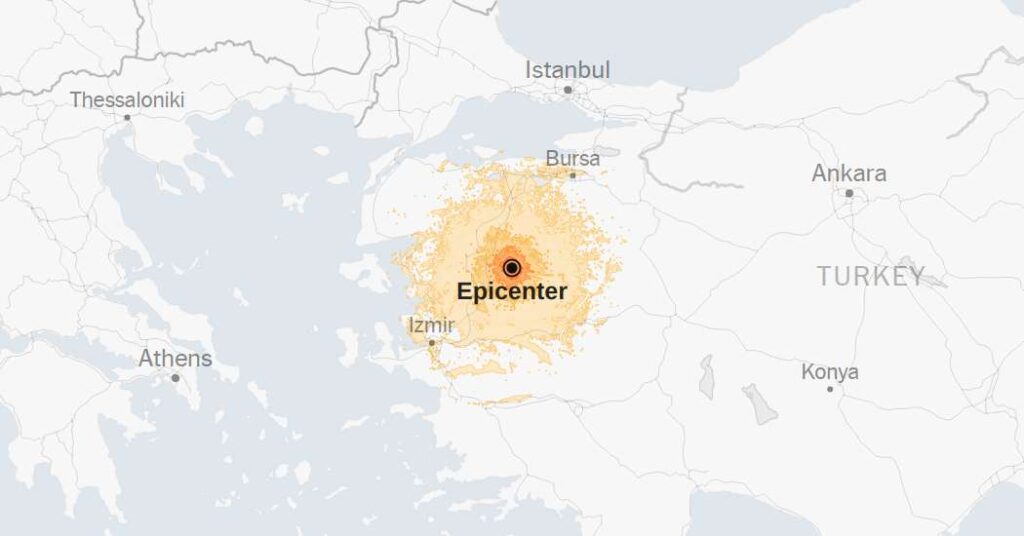 Map: 6.0-Magnitude Earthquake Strikes Turkey | USAEMALL.com