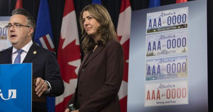 Alberta’s plan so as to add ‘Strong and Free’ on licence plates hits trademark pace bump | USAEMALL.com