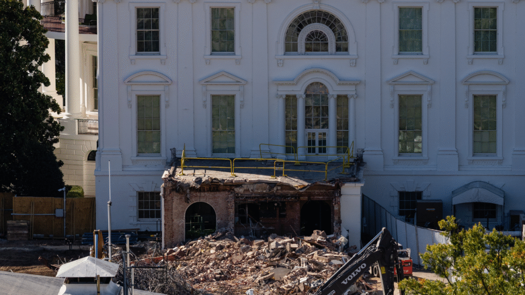 PHOTOS: A have a look at the development progress of Trump’s ballroom | USAEMALL.com