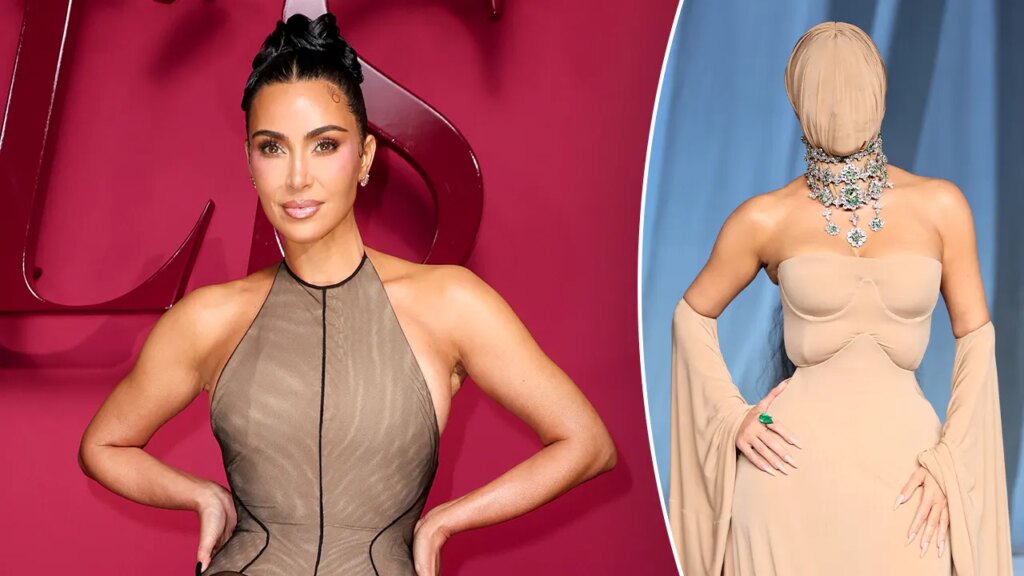 Kim Kardashian’s face-covering robe sparks combined reactions at gala | USAEMALL.com