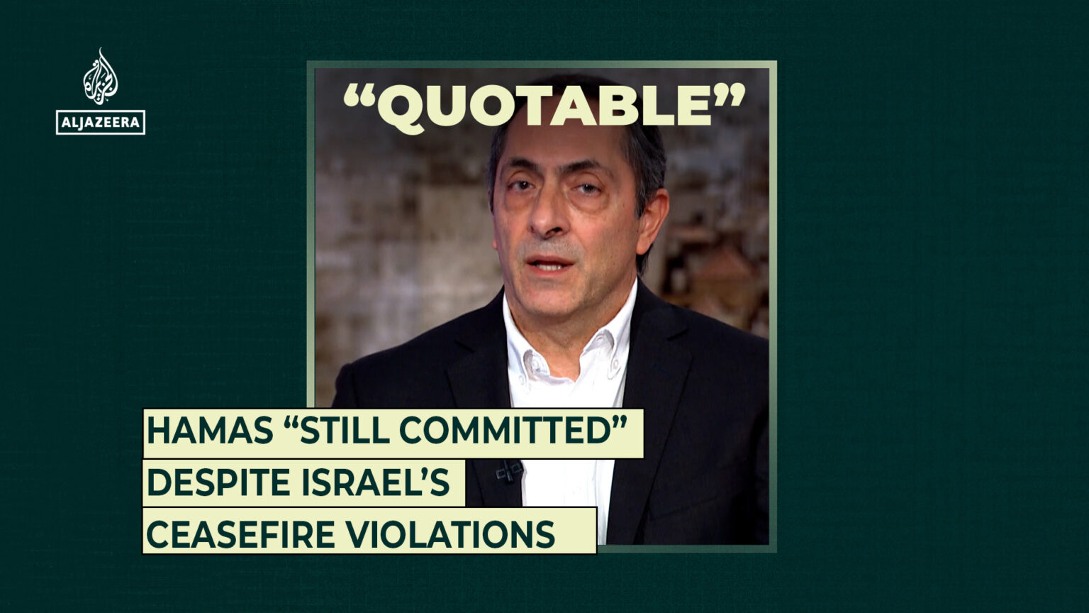 Hamas is “still committed” regardless of Israel’s ceasefire violations | Digital Series | USAEMALL.com