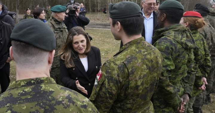 Freeland exploring Canadian enterprise alternatives to assist rebuild Ukraine | USAEMALL.com