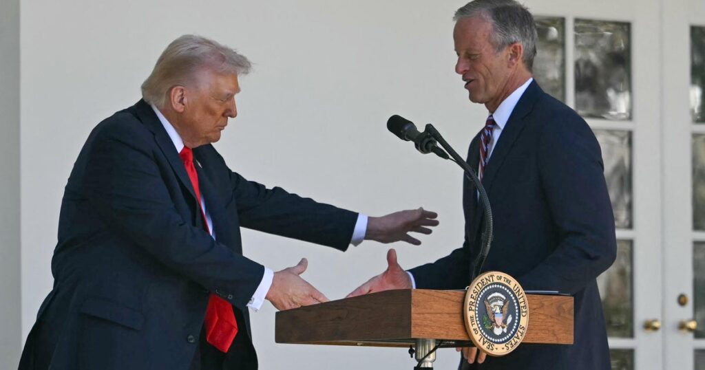 Government shutdown reside updates as Trump set to satisfy with Senate Republicans amid longest deadlock in historical past | USAEMALL.com