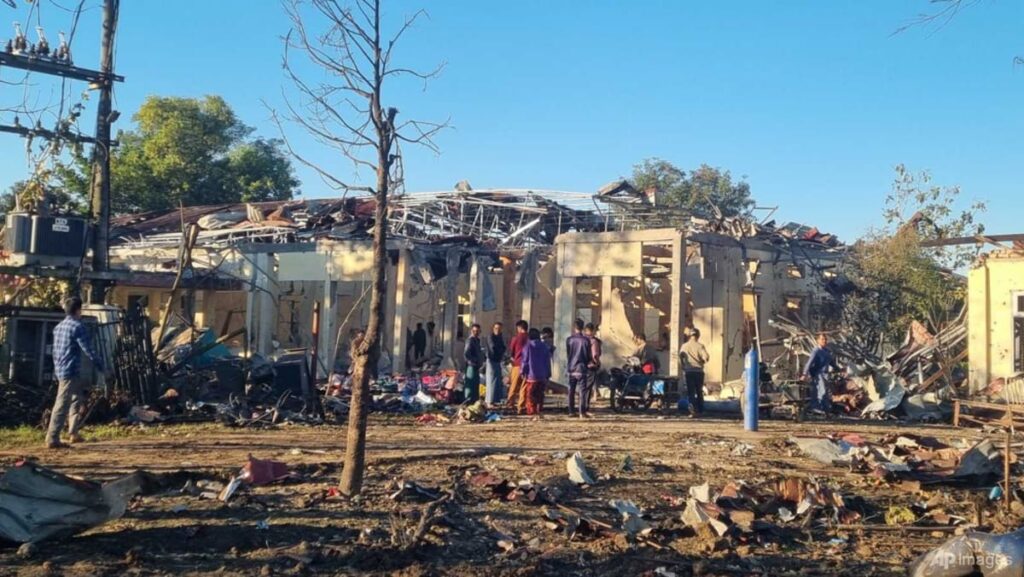 Myanmar navy acknowledges airstrike on hospital, claims armed opposition teams used it as base | USAEMALL.com