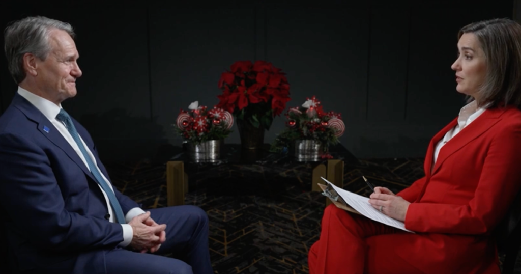 Bank of America CEO says the market “will punish people if we don’t have an independent Fed” | USAEMALL.com