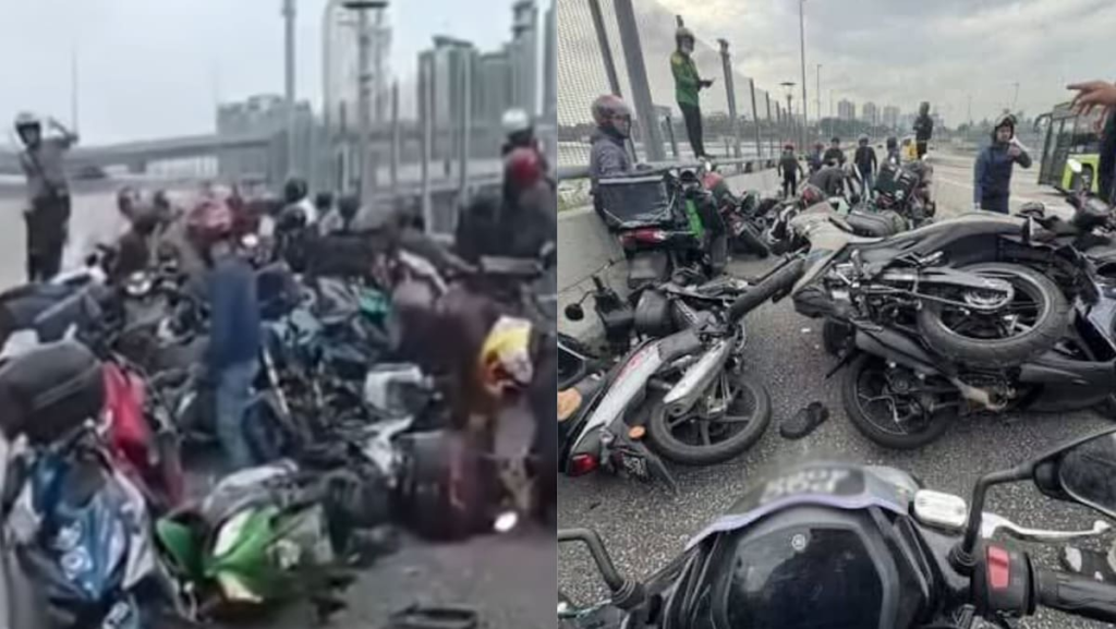Five Malaysian motorcyclists injured in viral Johor-Singapore Causeway crash | USAEMALL.com