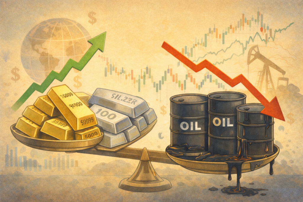 Commodity wrap: gold exceeds $5,100, silver tops $112, oil costs dip | USAEMALL.com