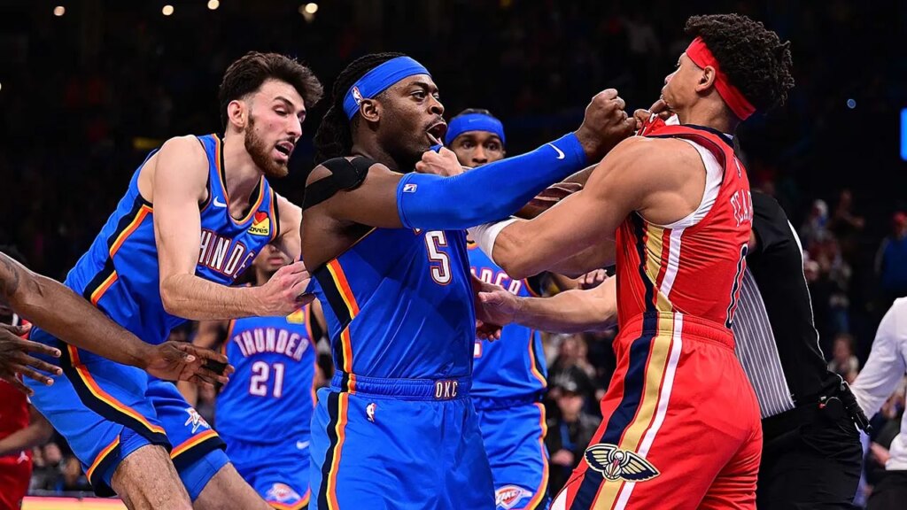 NBA video games descend into chaos as late scuffles mar Thunder, Suns wins | USAEMALL.com