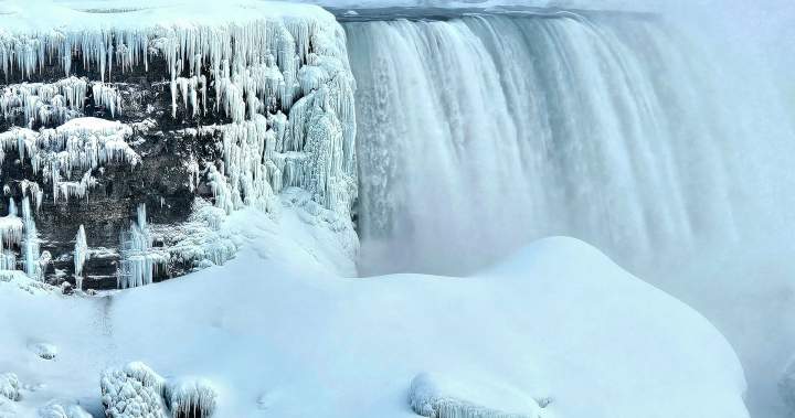 Niagara Falls partly freezes, creating ‘dazzling’ views | USAEMALL.com
