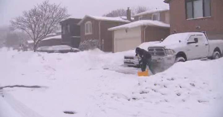 Winter storm hammers GTA; snow might attain as much as 40cm | USAEMALL.com