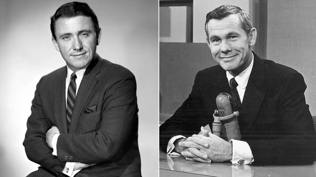 Johnny Carson Merv Griffin competing speak present hosts rivalry battle | USAEMALL.com