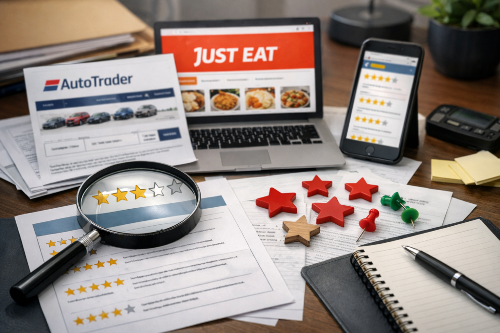 UK watchdog probes Autotrader, Just Eat and others over faux opinions | USAEMALL.com