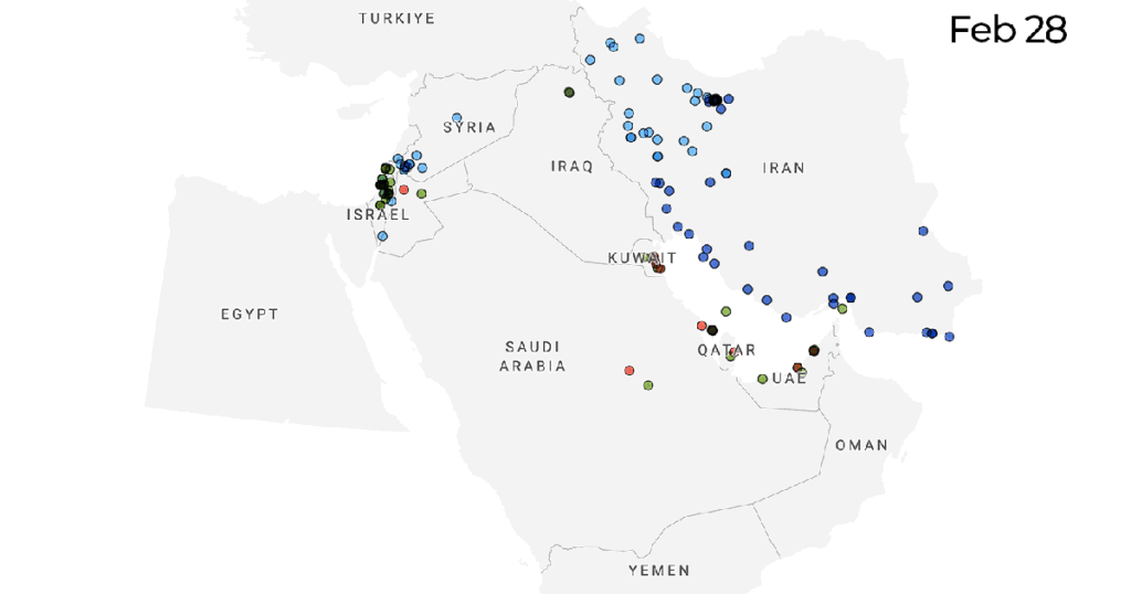 Map exhibits how 16 days of assaults have advanced in US-Israel warfare on Iran | US-Israel warfare on Iran News | USAEMALL.com