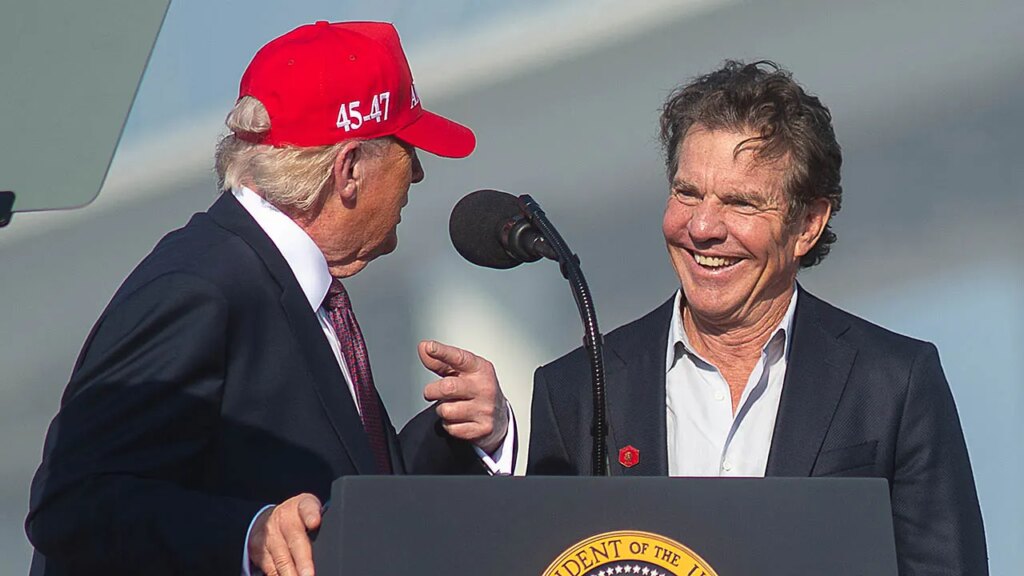 Actor Dennis Quaid joins Trump on stage at Texas marketing campaign rally occasion | USAEMALL.com