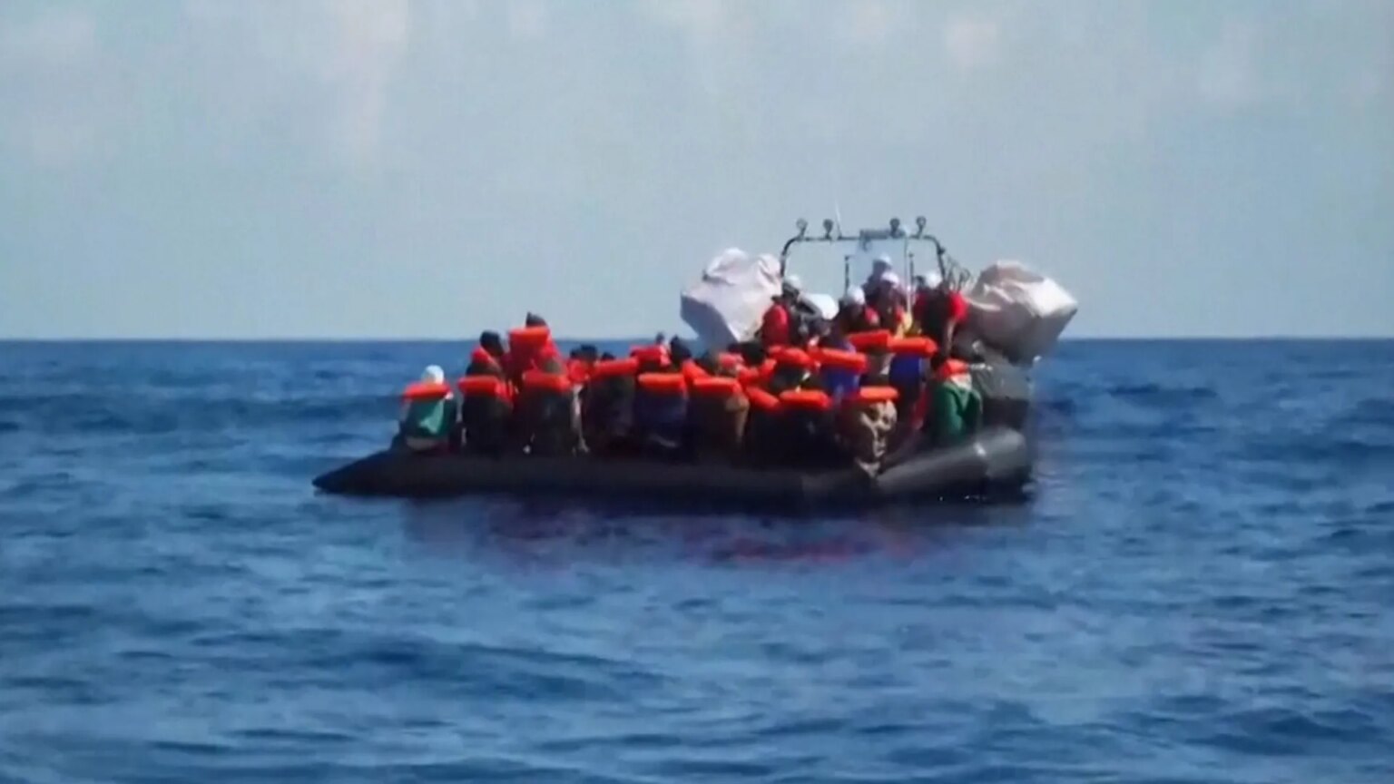Video reveals dozens of migrants being rescued within the Mediterranean Sea | Migration | USAEMALL.com
