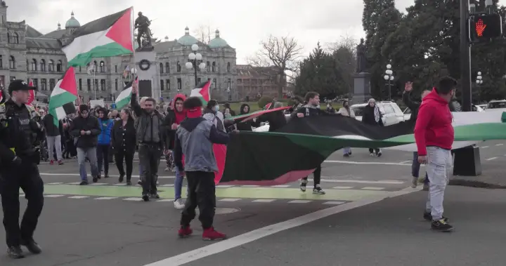 Victoria police altering response to weekly pro-Palestinian rally after 126 weeks – BC | USAEMALL.com